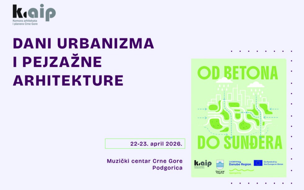 I Dani urbanizma i pejzažne arhitekture